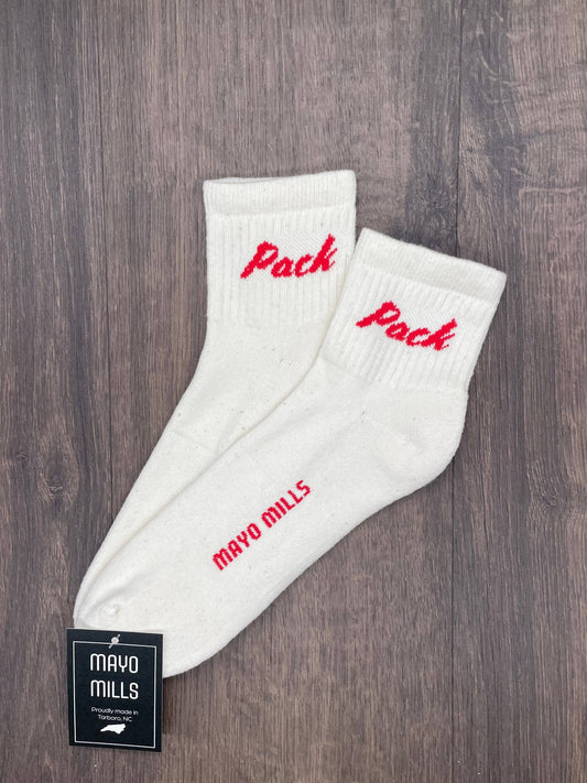 Mayo Mills Pack Quarter Crew Socks
