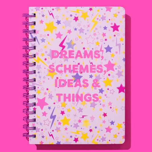 Taylor Elliott Designs Dreams Spiral Notebook