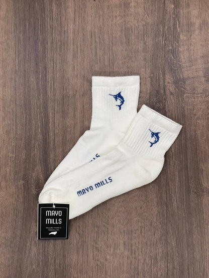 Mayo Mills Marlin Quarter Crew Sock