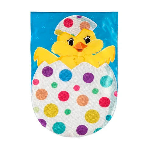 Polka-Dot Easter Egg Garden Flag