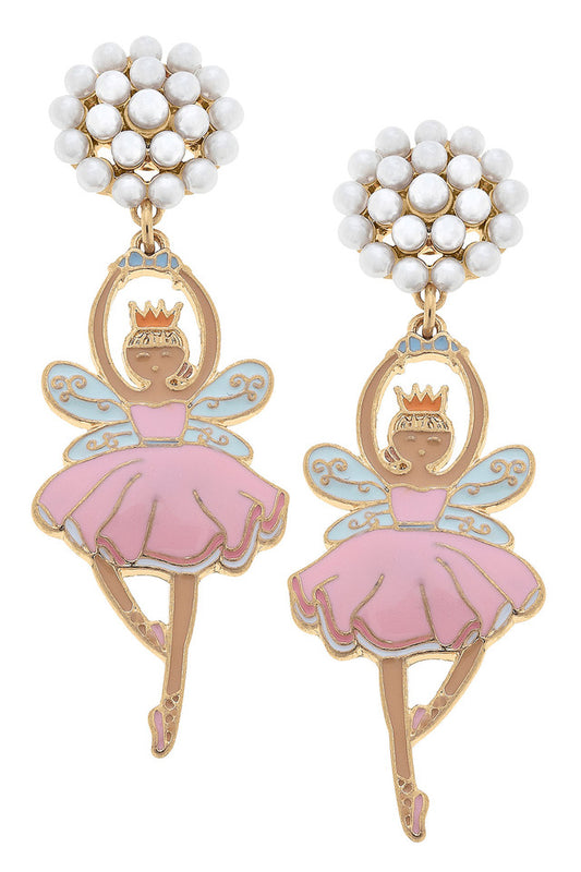 CANVAS Sugar Plum Fairy Enamel Earrings