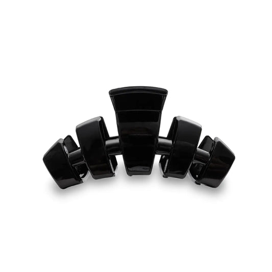 TELETIES Small Classic Hair Clip - Jet Black