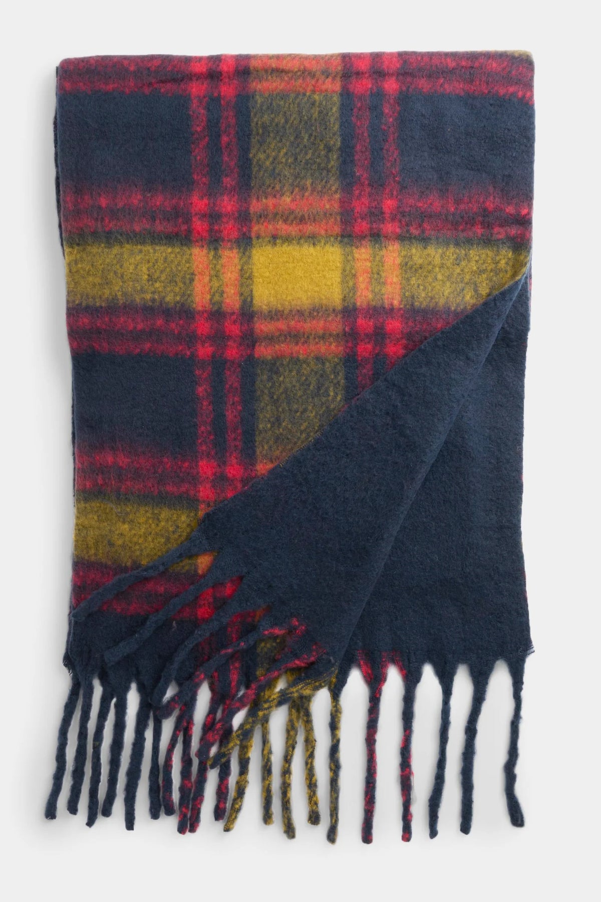 Coco+Carmen Blair Oblong Scarf - Red/Navy