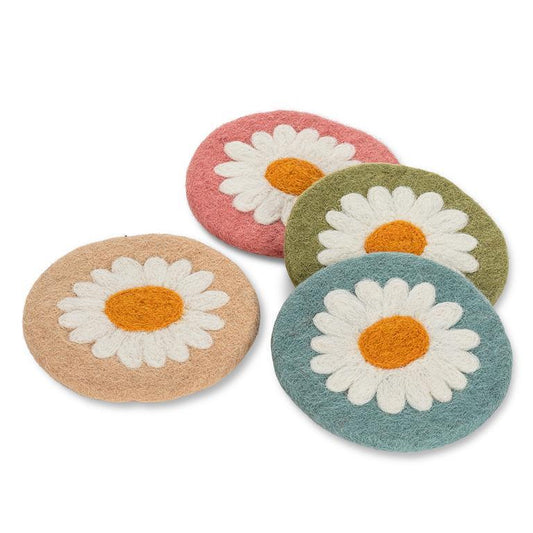 Abbot Set of 4 Daisy Coasters