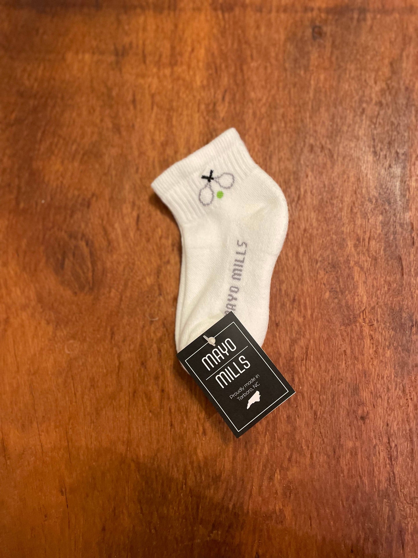 Mayo Mills Tennis Quarter Crew Sock