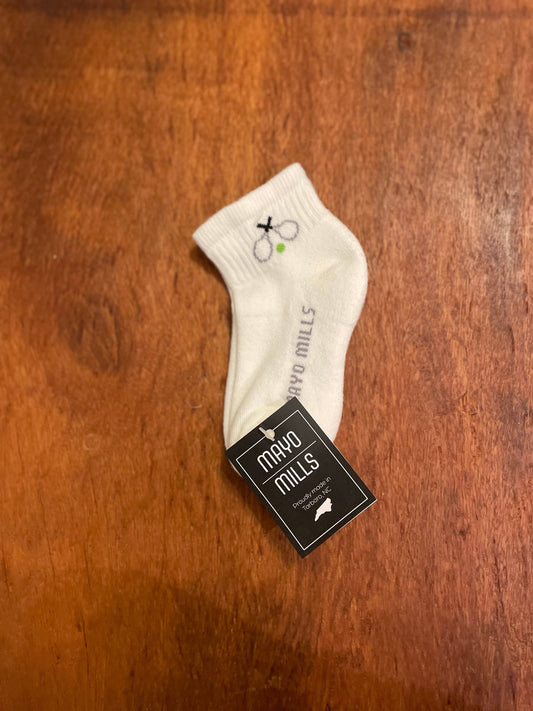 Mayo Mills Tennis Quarter Crew Sock