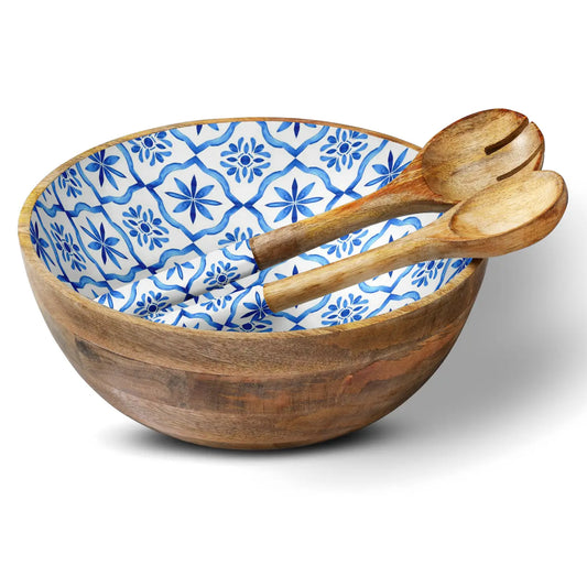 My Casita Blue TIle 12" Decorative Bowl