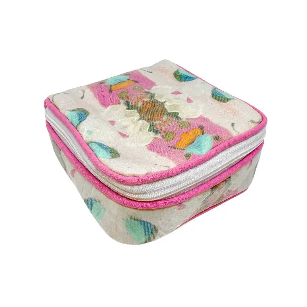 Laura Park Designs Monet's Garden Pink Jewelry Case