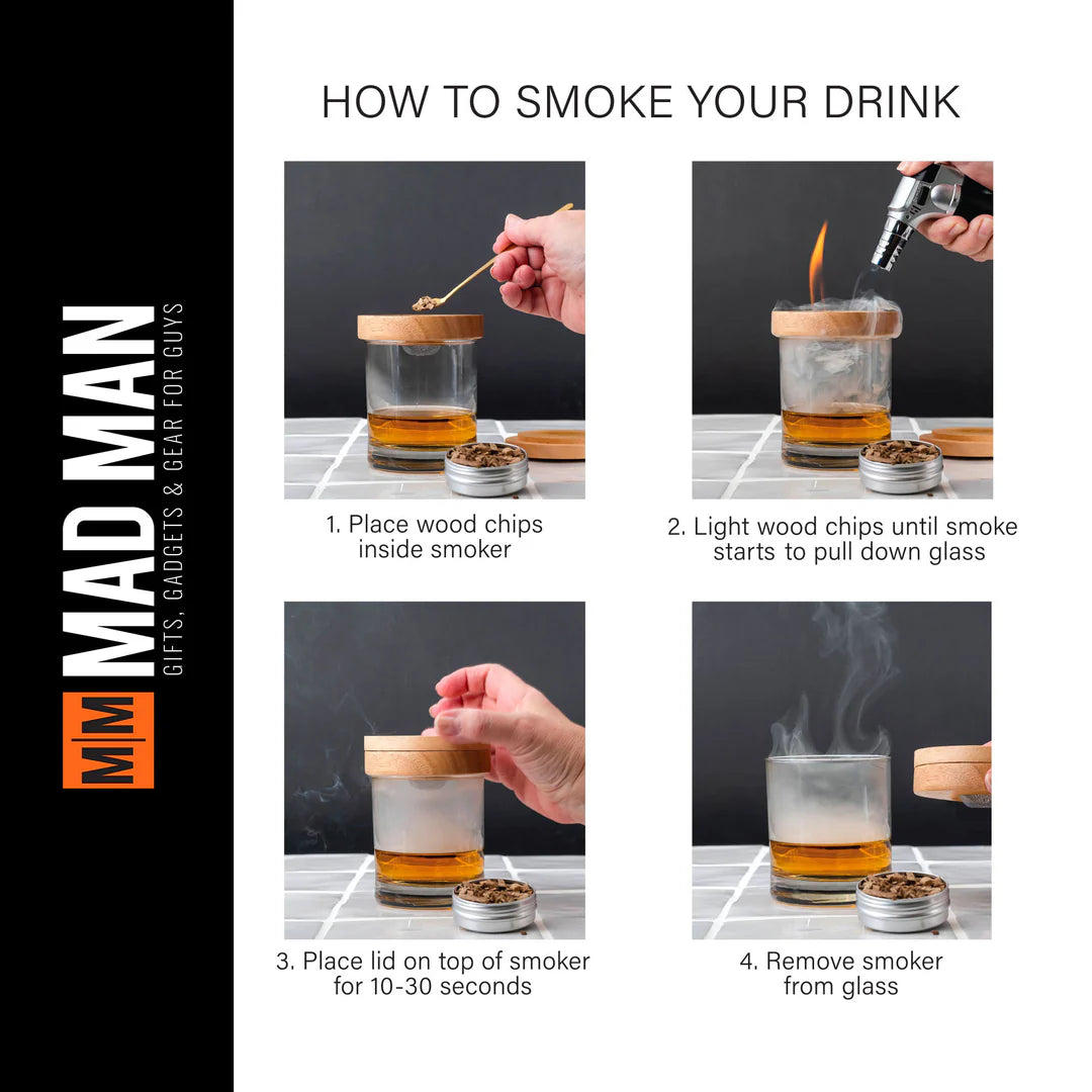 MAD MAN Whiskey Smoker Set