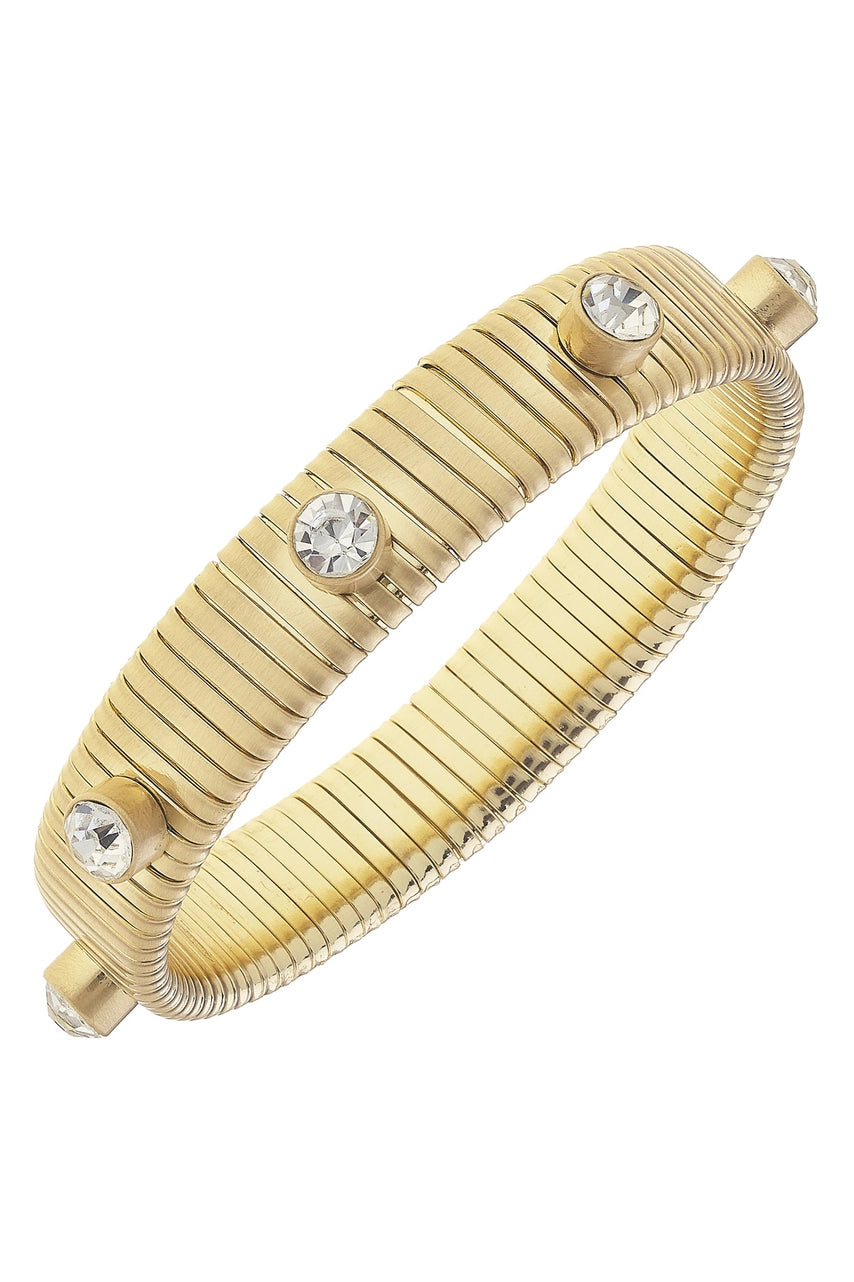 CANVAS Winston Rhinestone Watch Band in Clear