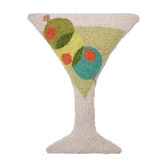 Peking Handicraft Martini Glass Hook Pillow