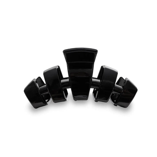 TELETIES Medium Classic Hair Clip - Jet Black