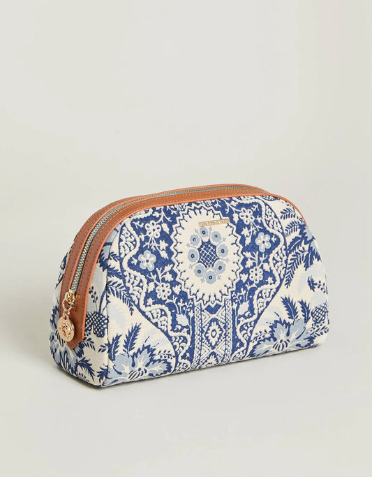 Spartina 449 Large Zip Cosmetic Bag Peebles Song Park Palms