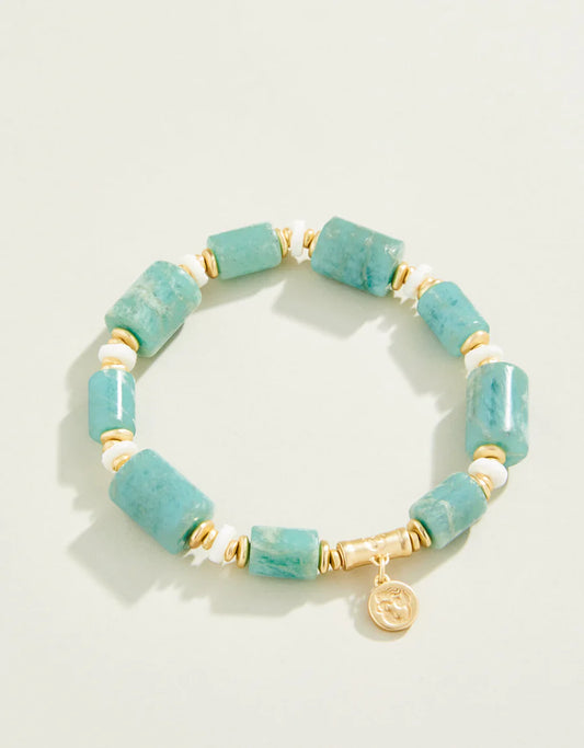 Spartina 449 Stone Stretch Bracelet 10mm Amazonite