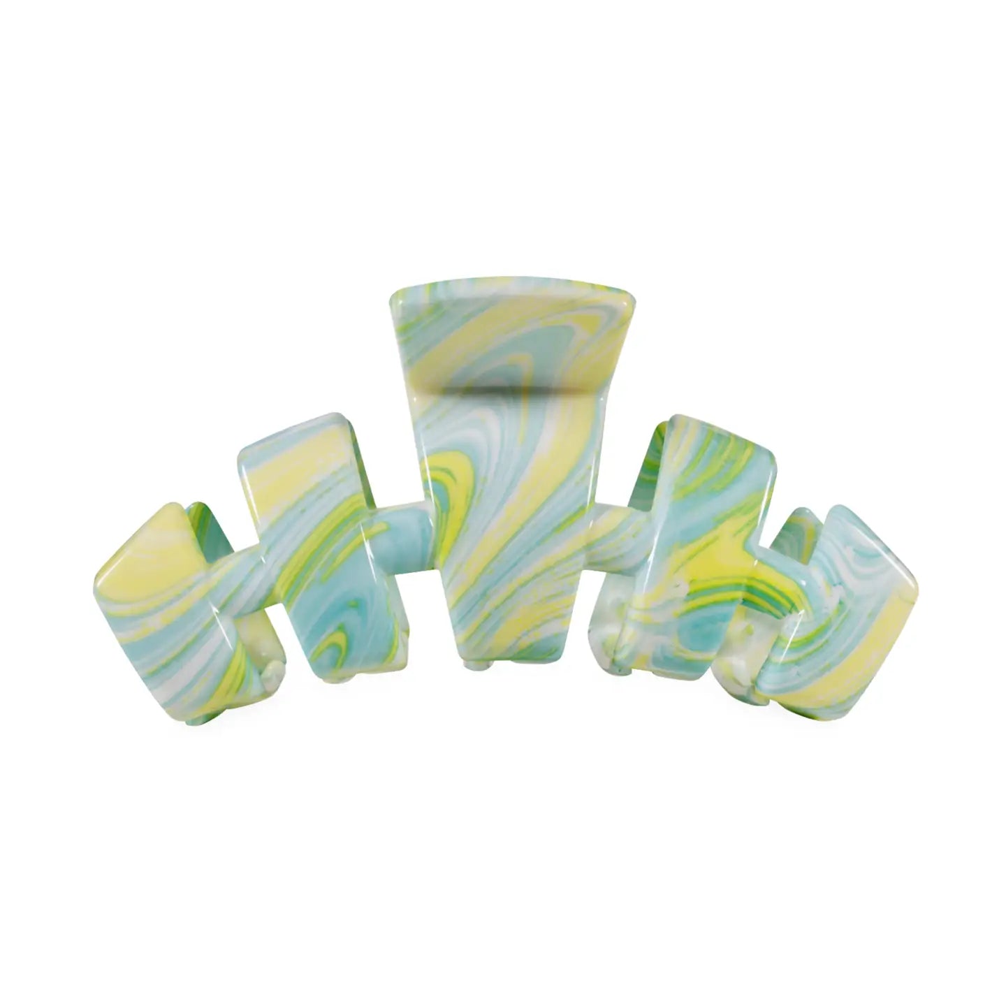TELETIES Medium Classic Hair Clip - By the Sea Shore