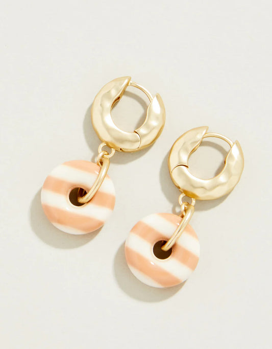 Spartina 449 Ophelia Earrings Tan Stripes