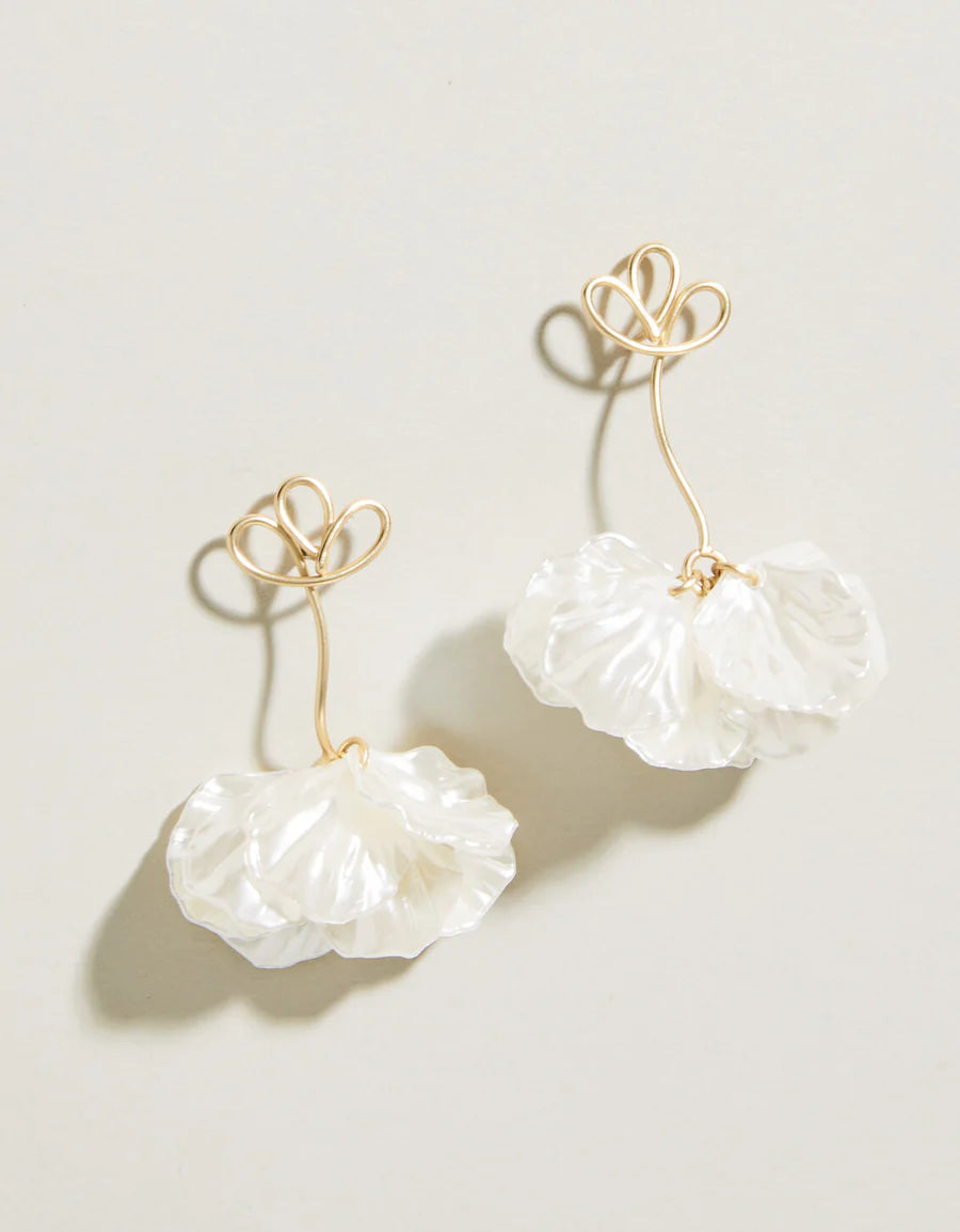 Spartina 449 Corolla Stem Earrings Pearl