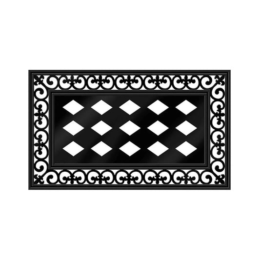 Evergreen Sassafras Fleur Scroll Mat Tray
