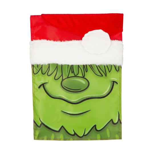 Evergreen Christmas Monster Garden Flag