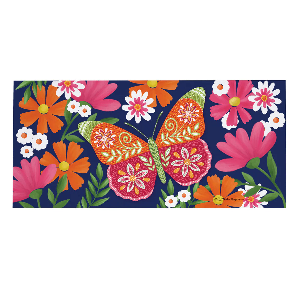 Evergreen Bloom & Burst Butterfly Sassafras Switch Mat - gg's art frames gifts