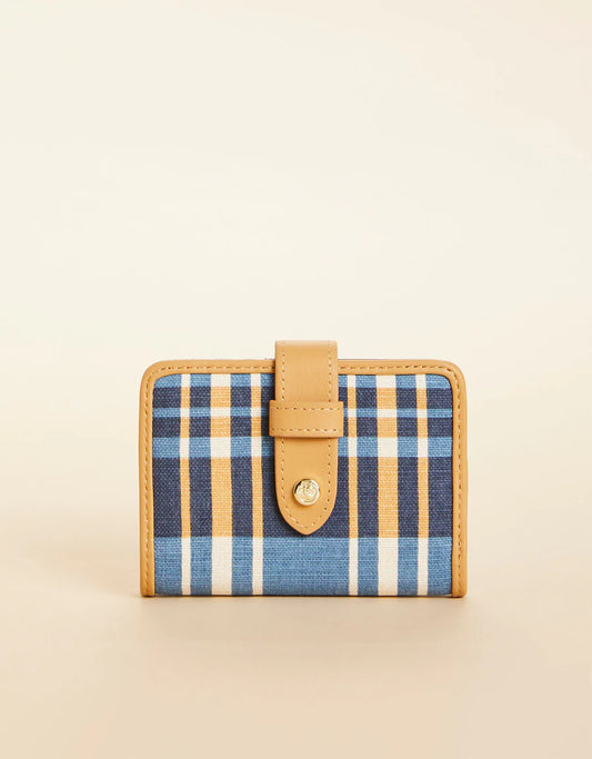 Spartina 449 League Mini Wallet Kalalanta Plaid Navy