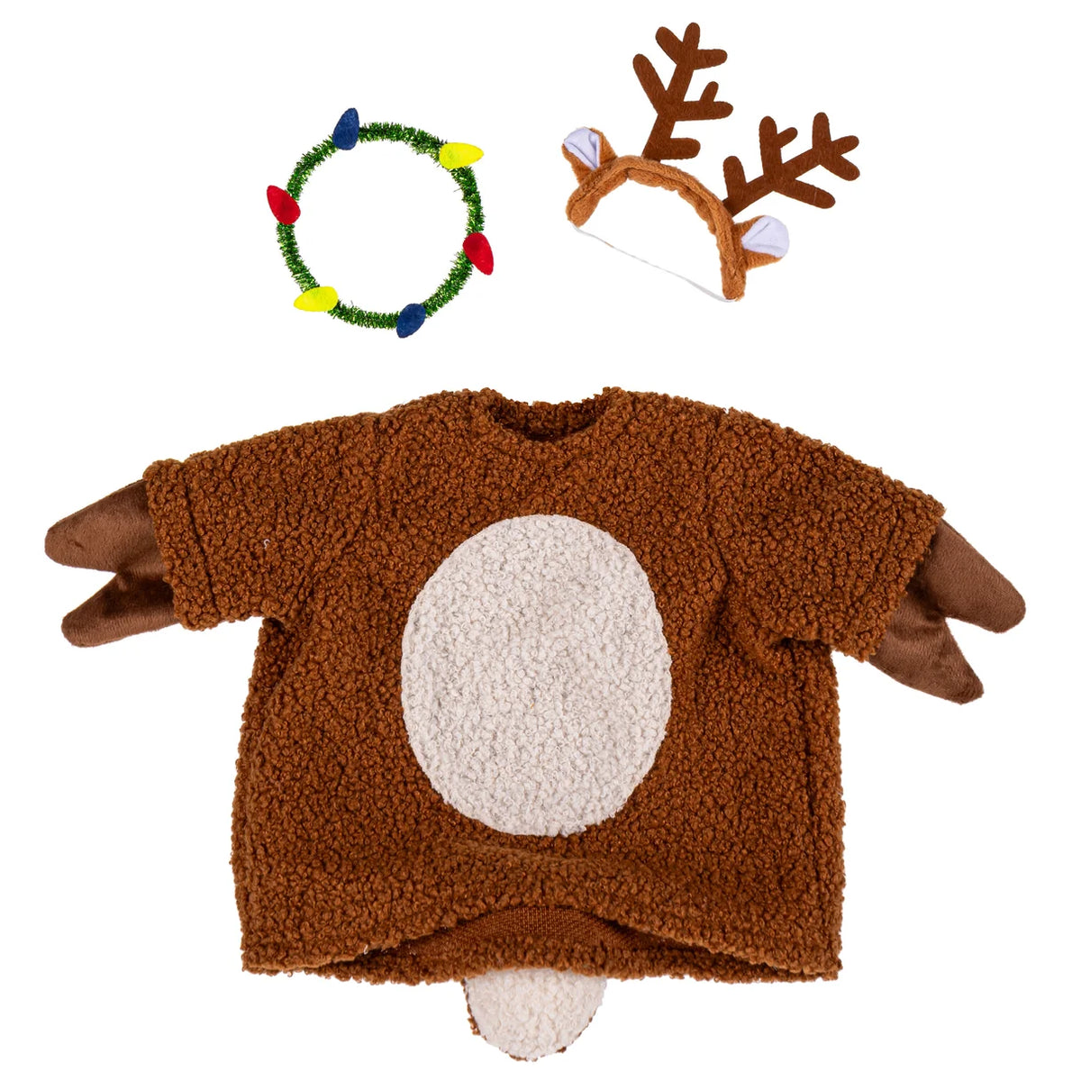 Evergreen Porch Goose Reindeer Outfit