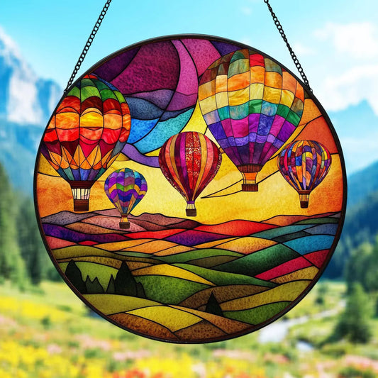 Glazio 6in Stained Glass Suncatcher