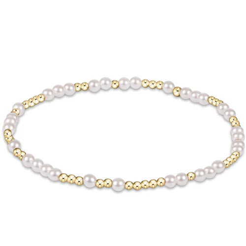 Enewton Extends - Hope Unwritten 3mm Bead Bracelet - Pearl - gg's art frames gifts