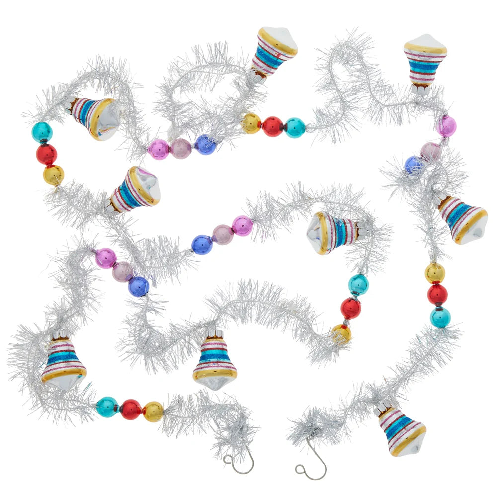 Christopher Radko Christmas Confetti 1 Count 7' Tinsel Garland
