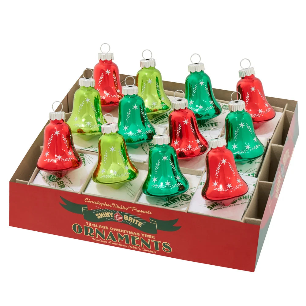Christopher Radko Holiday Splendor 12 Count 1.75" Bells