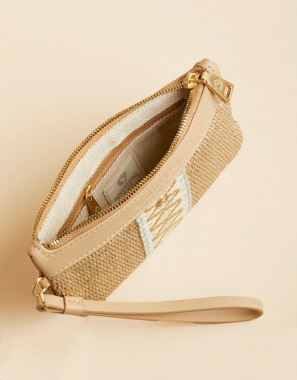 Spartina 449 Straw Charlie Wristlet Blue Haze