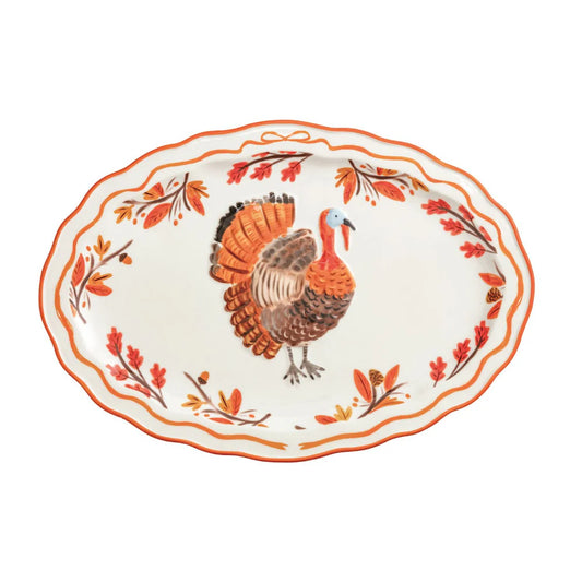Mud Pie Turkey Platter
