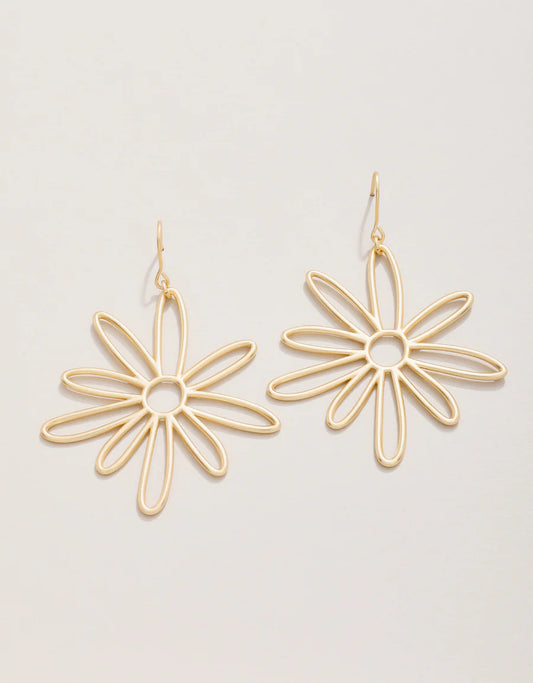 Spartina 449 Happy Daisy Earrings Gold
