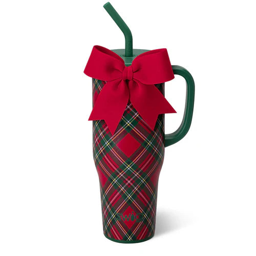 Swig Christmas Plaid 40 oz Mega Mug