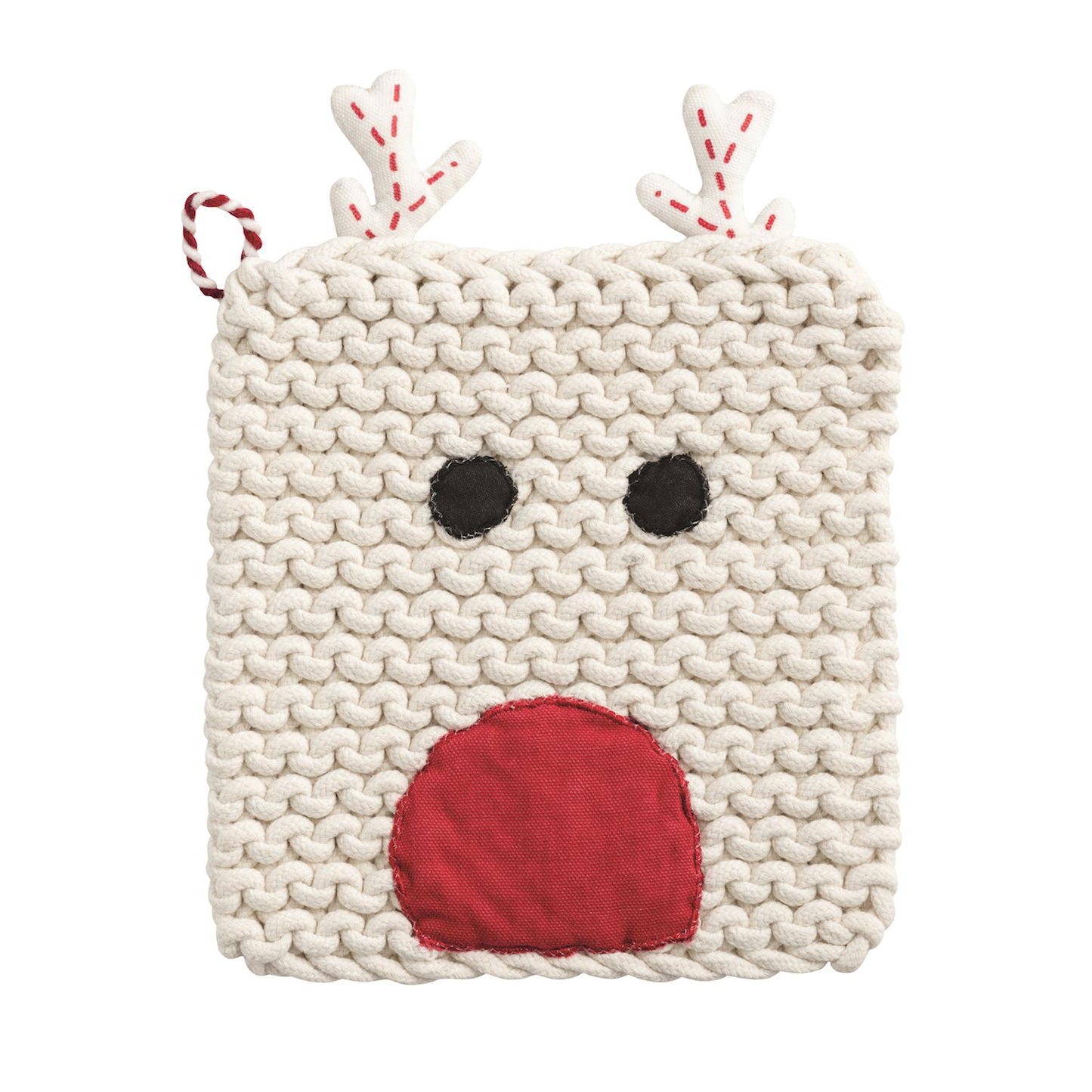 Mud Pie Reindeer Christmas Pot Holder