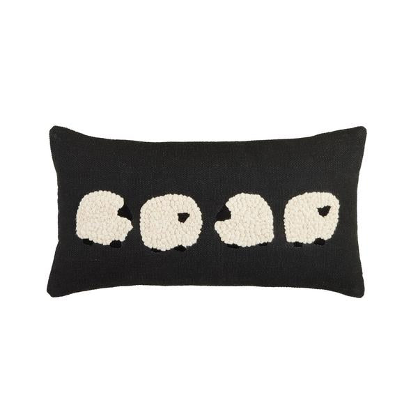 Mud Pie Sheep Applique Pillows