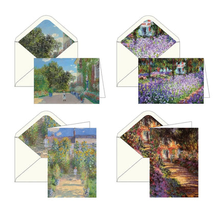 RainCapers Monet Gardens Boxed Blank Notecards