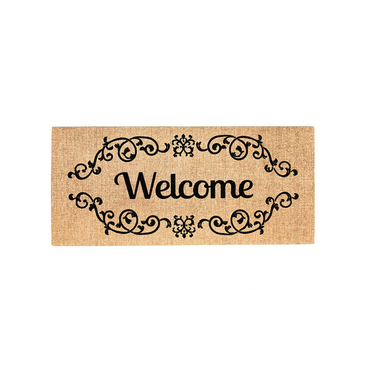 Evergreen Welcome Scroll Sassafras Switch Mat
