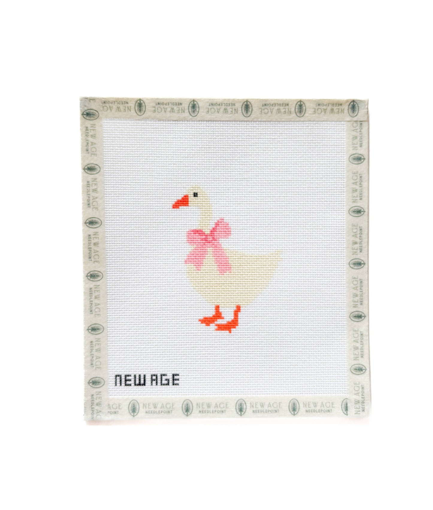 New Age Needlepoint Pink Baby Goose Canvas