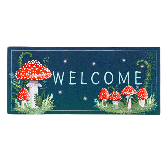 Evergreen Welcome Friends Mushroom Sassafras Switch Mat