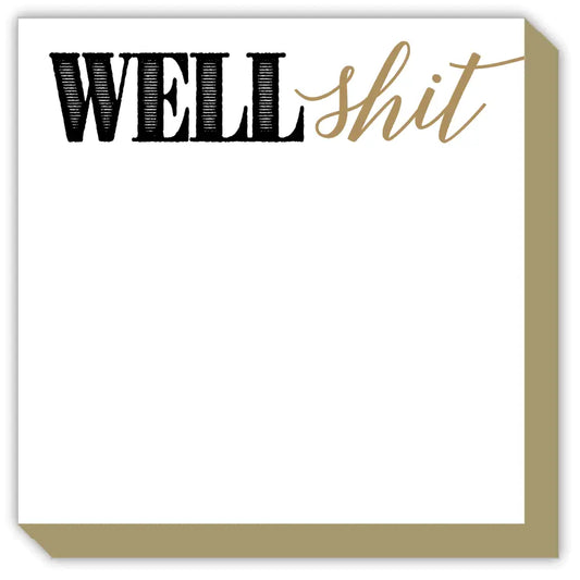 Roseanne Beck Collection Well Shit Luxe Notepad