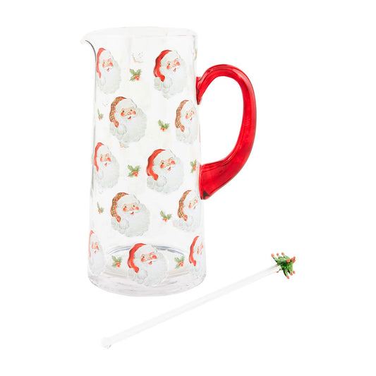 Mud Pie Santa Pitcher Set