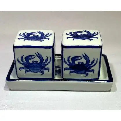 Sea Island Imports Crab Salt and Pepper Shaker Set
