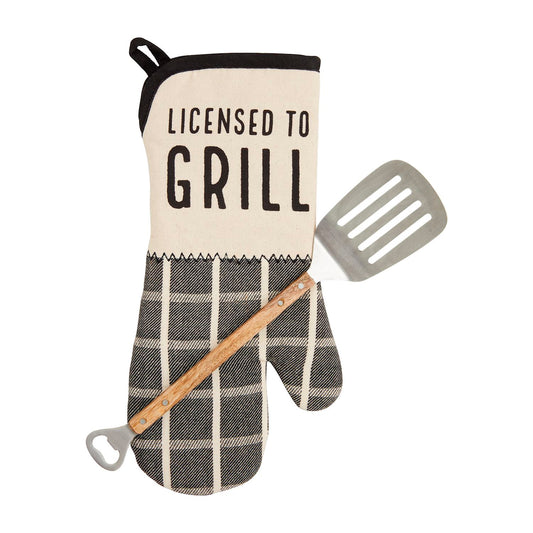 Mud Pie Grill Mitt Set