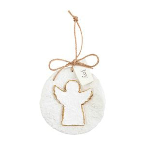 Mud Pie Angel Paper Pulp Ornament