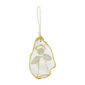 Mud Pie Angel Gold Oyster Shell Ornament