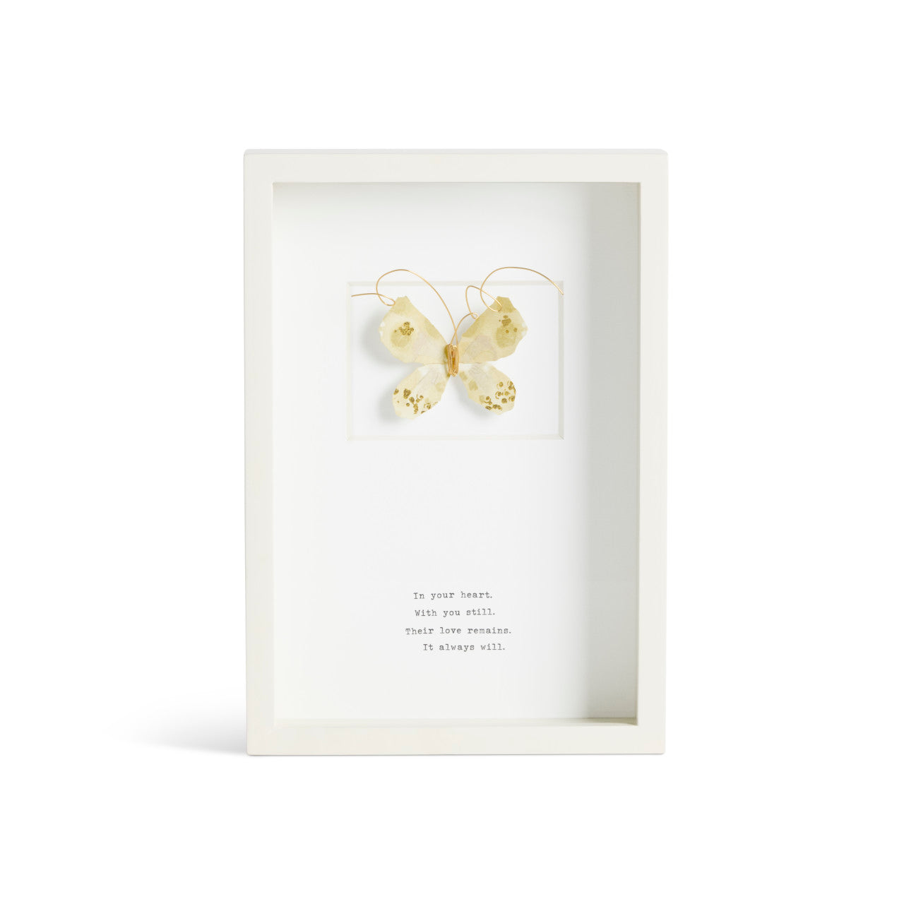 Demdaco Remembrance Butterfly Quote Wall Art