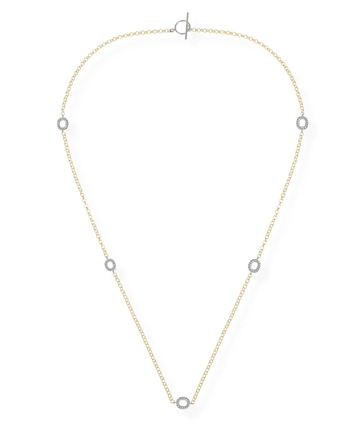 Natalie Wood Designs Legacy Chain Necklace in Gold/Silver