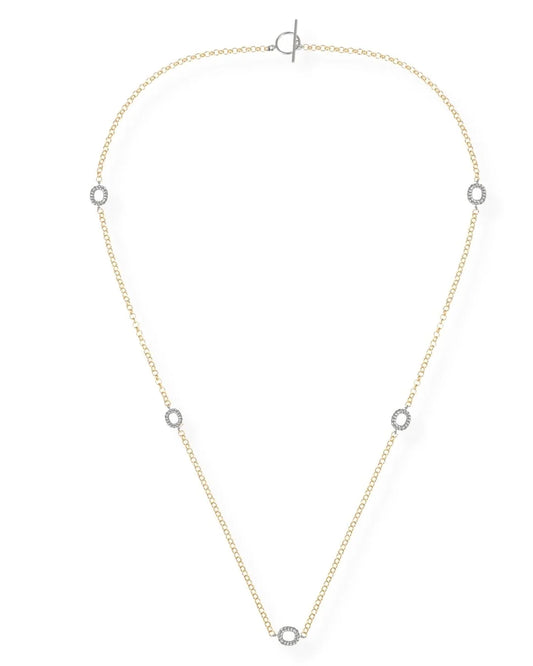 Natalie Wood Designs Legacy Chain Necklace in Gold/Silver