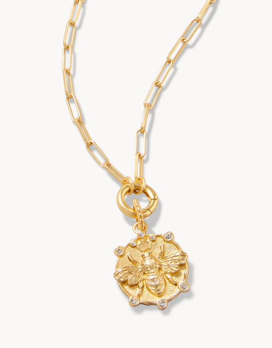Spartina 449 Beloved Charm Necklace Gold